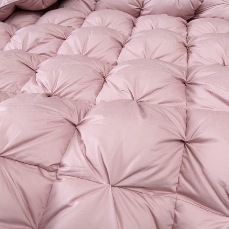 Luxury 1000 Thread Count White Goose Down Comforter Twin Full Queen King size