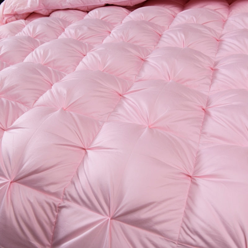 Luxury Goose Down Comforter 1000 Thread Count Twin Full Queen King Reversible Blanket For Bedding