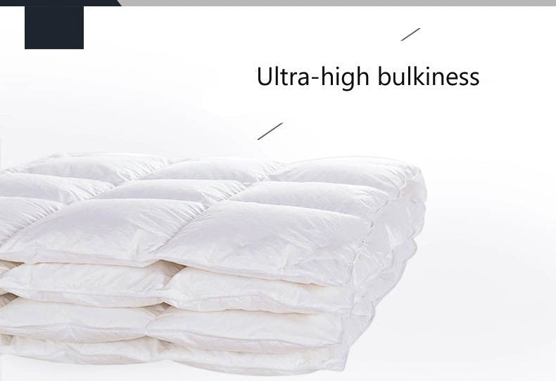 Goose down 100% quilt comforter blanket duvet filling cotton cover twin single queen supper king size yellow white pink high thread count Bedroom