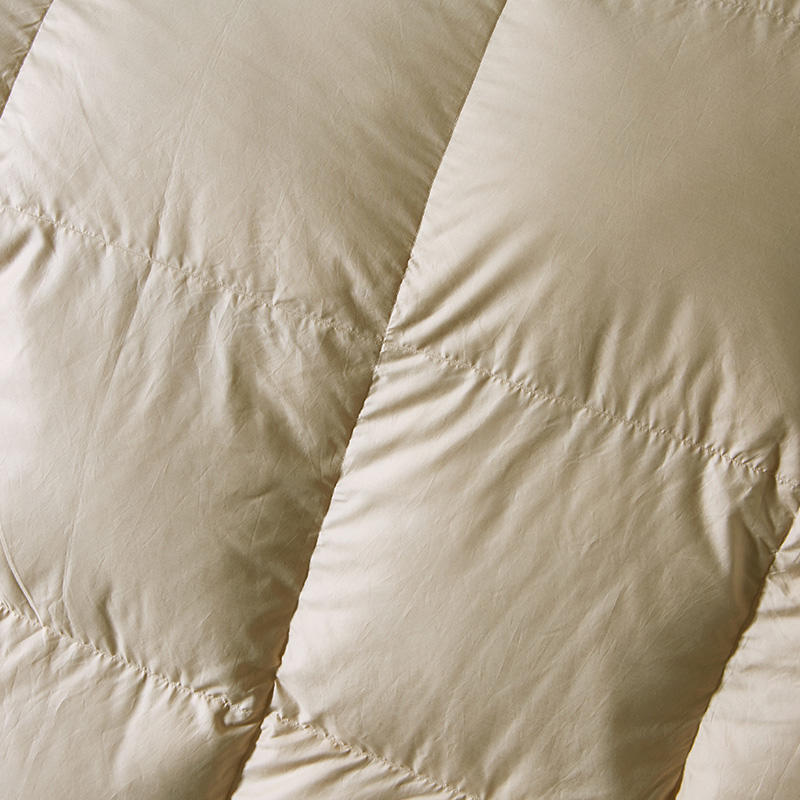Pure White Brown Pink100% Goose Down Comforter Warm