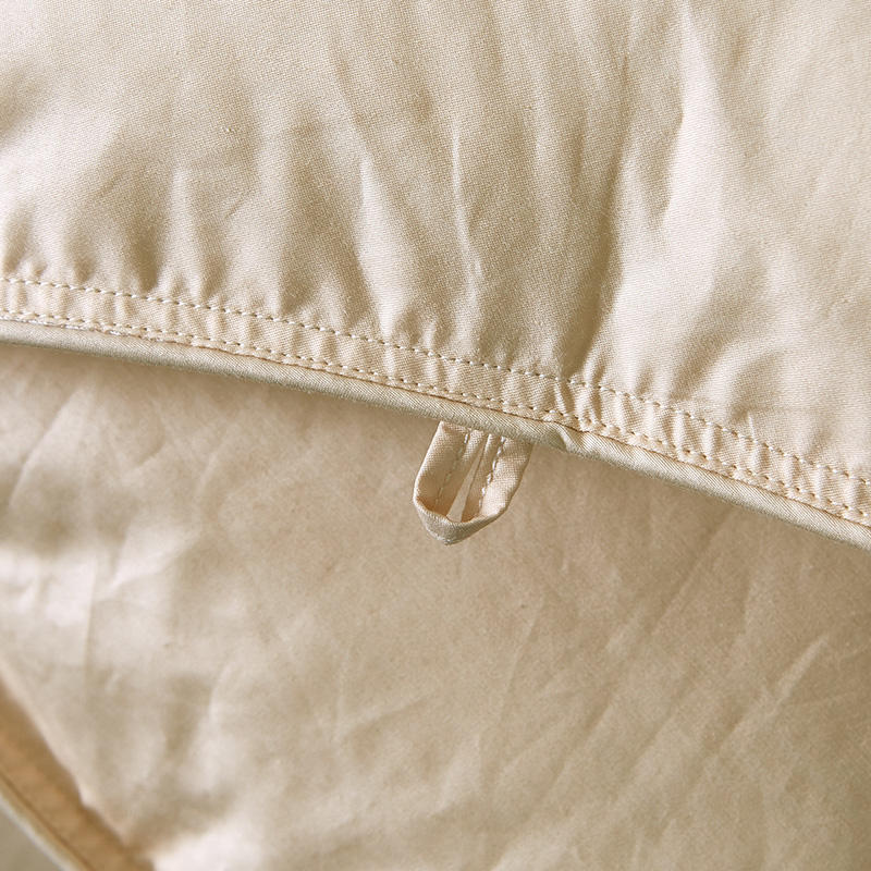 Pure White Brown Pink100% Goose Down Comforter Warm