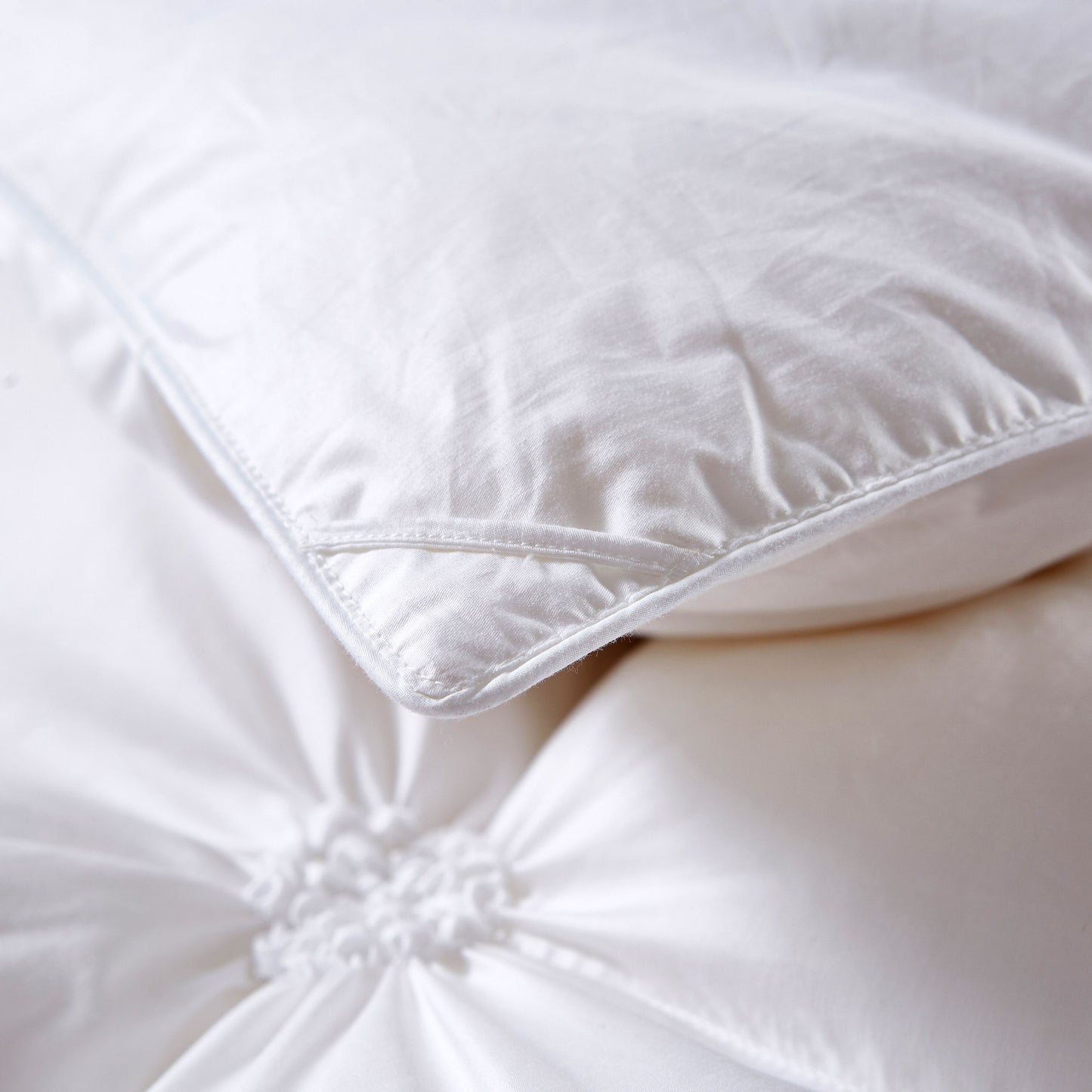 Luxury Pink White Grey Goose Down Comforter Premium Hotel Grade Thick and Super Warm with Floral