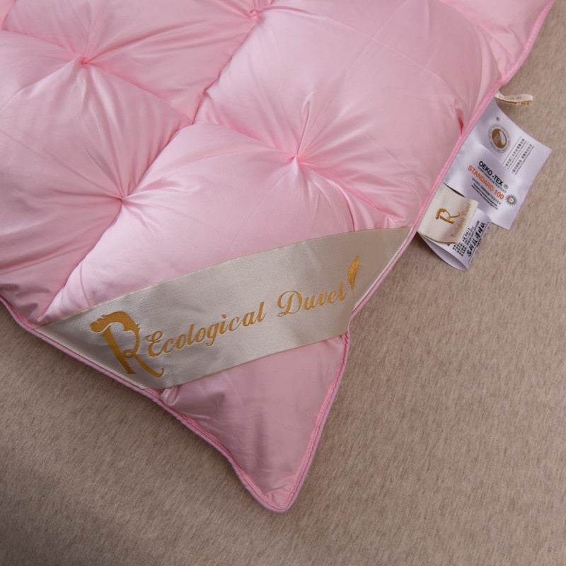Luxury 1000 Thread Count White Goose Down Comforter Twin Full Queen King size