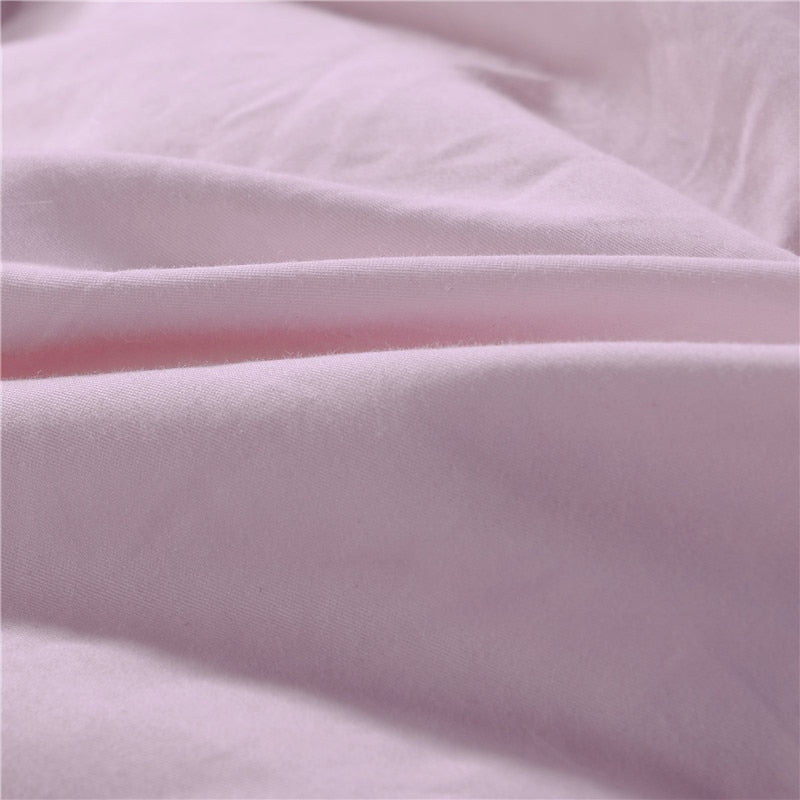 Luxury Pink White Goose Down Comforter King Queen Size Reversible