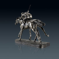 Thumbnail for Retro Horse Racing Jockey Art Sculptures and Statues Resin And Copper Craft