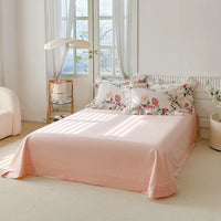 Thumbnail for French Vintage Flowers Print Lace Ruffles 100% Cotton Bedding Set