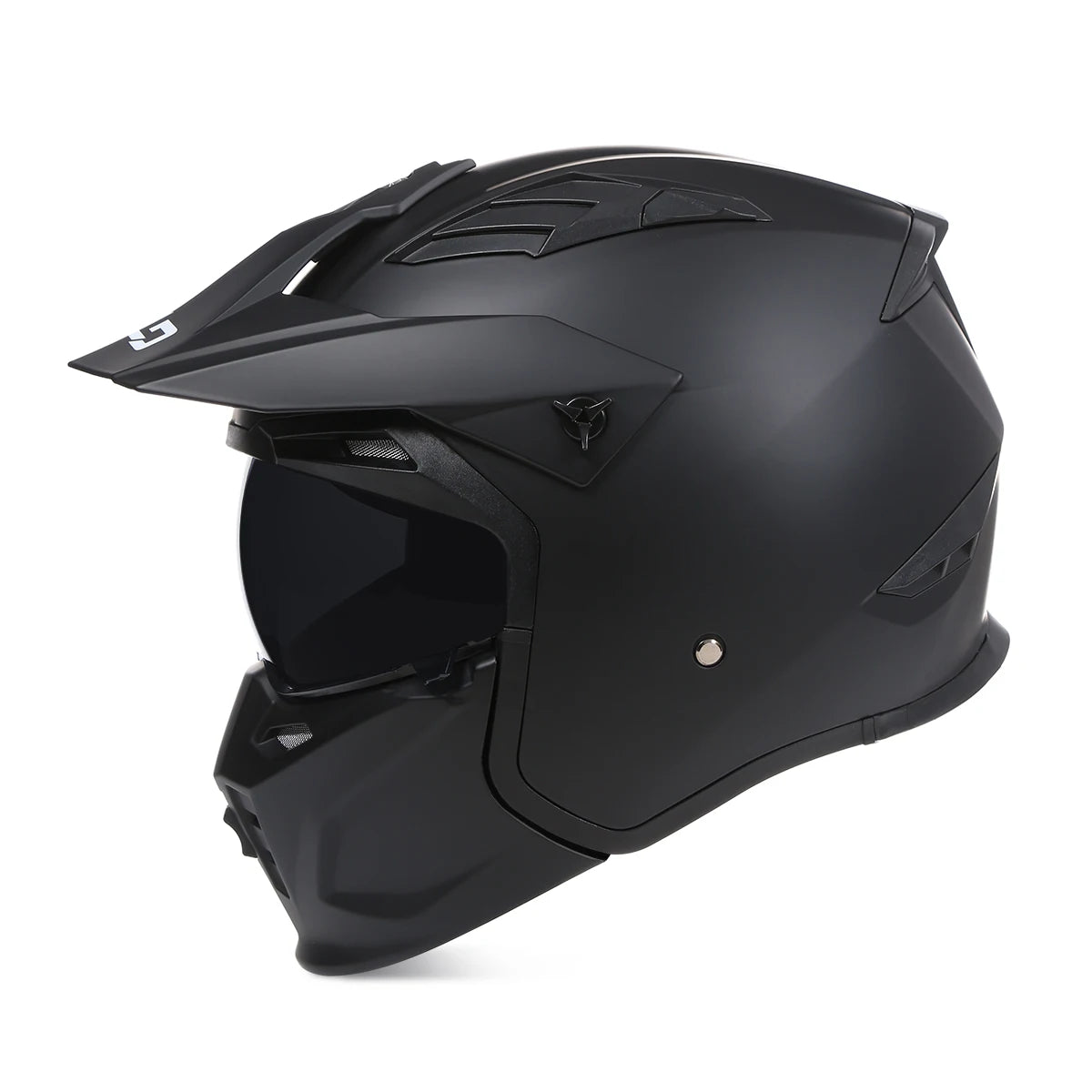 Black Full Face Motorcycle Helmets Four Seasons Rally