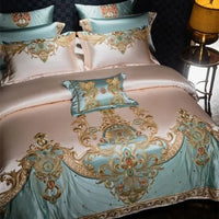 Thumbnail for Royal European Palace Embroidery Duvet Cover, Egyptian Cotton 1200TC Bedding Set