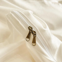 Thumbnail for Premium Flower Embroidery Wedding Duvet Cover, 600TC Egyptian Cotton Bedding Set