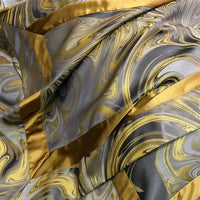 Thumbnail for Luxury Gold Satin European Jacquard Egyptian Cotton 1000TC Bedding Set