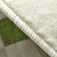 Thumbnail for Cozy Blue Green Minimal Rug Carpets for Living Room Plush Fluffy Soft for Lounge