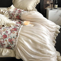 Thumbnail for French Romantic Baroque Jacquard Pure Cotton Princess Bedding Set