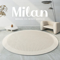 Thumbnail for Japanese Round Rugs for Bedroom Mat Home Washable Lounge Rug