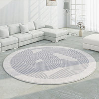 Thumbnail for Japanese Round Rugs for Bedroom Mat Home Washable Lounge Rug