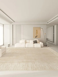 Thumbnail for Luxury Beige Soft Large Area Rug Carpets Comfortable Bedroom