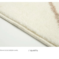 Thumbnail for Modern Luxury Plush Round Carpet Rug Living Room Decoration Non-slip Soft