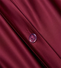 Thumbnail for Luxury Burgundy Red Grey 1200TC Egyptian Cotton Soft Silky Bedding Set