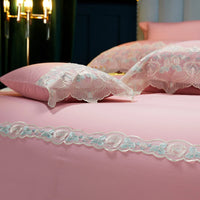 Thumbnail for Luxury Pink Palace Royal Egyptian Cotton Princess Bedding Set