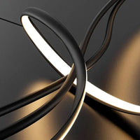Thumbnail for Modern Black Warm Minimal Led Pendant Lighting Fixture