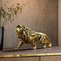 Thumbnail for Modern Golden Lion Animal Decoration Sculptures and Statues