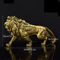 Thumbnail for Modern Golden Lion Animal Decoration Sculptures and Statues