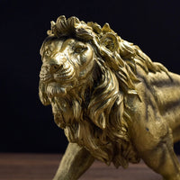 Thumbnail for Modern Golden Lion Animal Decoration Sculptures and Statues