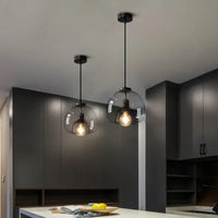 Thumbnail for Modern Black Glass Ceiling Chandeliers Lighting Art Pendant Indoor