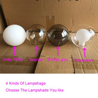 Thumbnail for White Grey Modern LED Pendant Lighting Glass Ball 11 Heads
