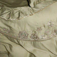 Thumbnail for Elegant Floral Embroidered Silky Soft Natural Eucalyptus Lyocell Bedding Set