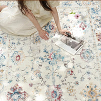 Thumbnail for Bohemian Persian Flower Carpet Rug Comfortable Soft Bedroom Decoration