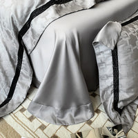 Thumbnail for Luxury Jacquard Skin-friendly Eucalyptus Lyocell 800TC Soft Silky Bedding Set