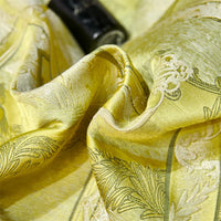 Thumbnail for Luxury Modern Satin Jacquard Yellow 1000TC Egyptian Cotton Bedding Set