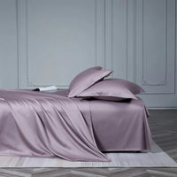 Thumbnail for Premium Purple Grey 1000TC Egyptian Cotton Silky Bedding set