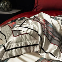 Thumbnail for Italian Classic Luxury Jacquard Egyptian Cotton 1000TC Embroidered Bedding Set