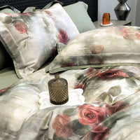 Thumbnail for Red Rose Chic Print Flower Lyocell Natural Skin-friendly Breathable Bedding Set