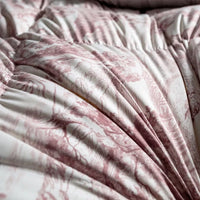 Thumbnail for Premium Cloud Fluffy Pleat Goose Down Comforter Ink Art Printed Bedding Set