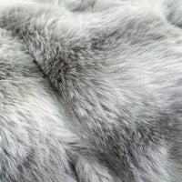 Thumbnail for Grey Purple Warm Velvet Fleece Plush Fluffy Bedding Set