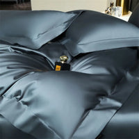 Thumbnail for Premium Dark Blue Hotel Grade Soft, 1000TC Cotton Bedding Set