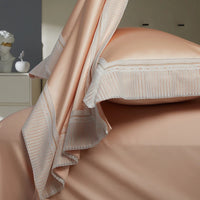 Thumbnail for French Romantic Patchwork Luxury Silky Duvet Cover Set, Egyptian Cotton 1000TC Bedding Set