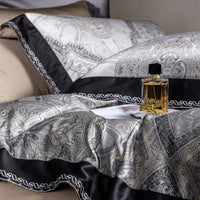 Thumbnail for American Vintage Baroque Soft Silky Jacquard Egyptian Cotton 1000TC Bedding Set