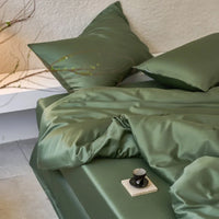 Thumbnail for Green Gray Soft Silky Skin-friendly Lyocell Eucalyptus Fiber Bedding Set