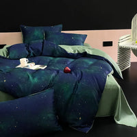 Thumbnail for Galaxy Ultra Soft Cooling 100%Nature Eucalyptus Lyocell Duvet Cover Bedding Set