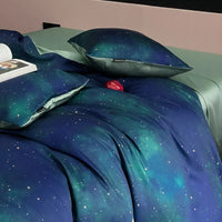 Thumbnail for Galaxy Ultra Soft Cooling 100%Nature Eucalyptus Lyocell Duvet Cover Bedding Set