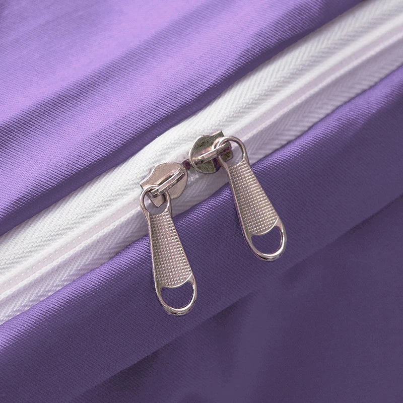 Elegant Purple Bedlinens Bedding Set - 100% Egyptian Cotton for Ultimate Comfort