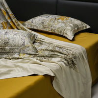 Thumbnail for Luxury Botanical Digital Printing Satin Thickened Egyptian Cotton 1000TC Bedding Set