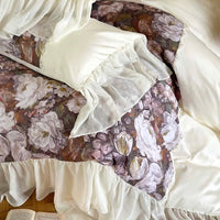 Thumbnail for Romantic Vintage Flowers Pattern French Egyptian Cotton 1000TC Bedding Set