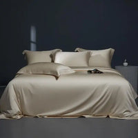 Thumbnail for Blue Brown Eucalyptus Cooling Lyocell Fiber Ultra Silky Soft Bedding Set