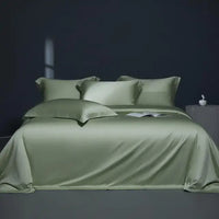 Thumbnail for Blue Brown Eucalyptus Cooling Lyocell Fiber Ultra Silky Soft Bedding Set