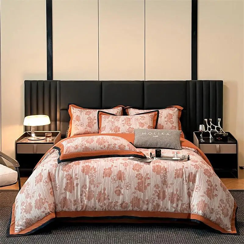 Modern Cozy Brushed Breathable Cotton 600TC Bedding Set