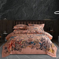 Thumbnail for Tiger Elephant Tropical Jungle Egyptian Cotton 1000TC Ultra Soft Silky Bedding set